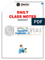 641c558d1b24f3001801a8fd - ## - Sociology 52 - Daily Class Notes - (UPSC Optional Sociology)