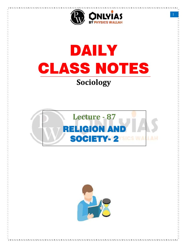 645c9103d7a2b90018a698a3 Sociology 87 Daily Class Notes