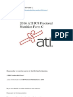 Ati RN Nutrition 2016 Form C