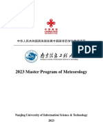 20-2023 Master Program of Meteorology Nanjing University of Information Science and Technology)