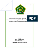 Dokumen Kegiatan Foto Kegiatan Yang Menunjukan Sikap Obyektif Tidak Memihak Dalam Mengatasi Konflik Internal Madrasah PDF