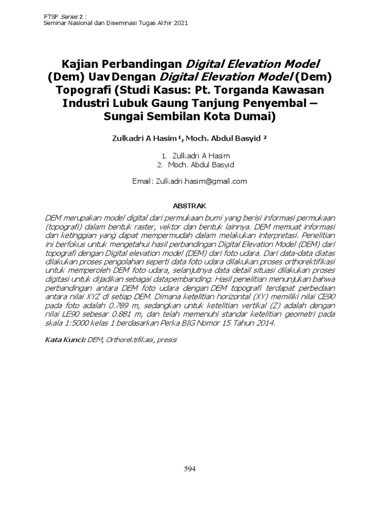 Perbandingan Elevation Model | PDF