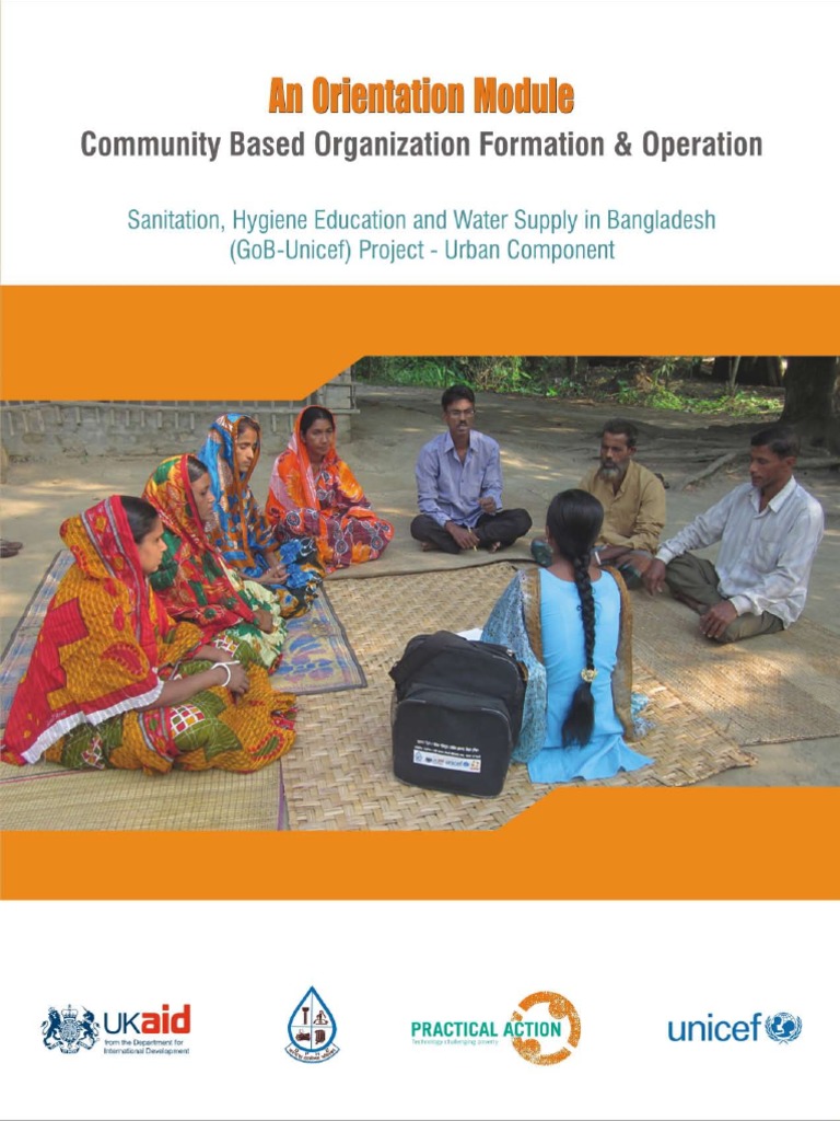 An Orientation Module Community Based Organization Formation and ...