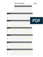 Turnstile Test Schedule 2023