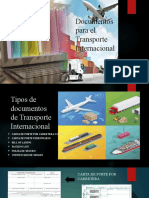 Documentos para El Transporte Internacional - Diapositivas