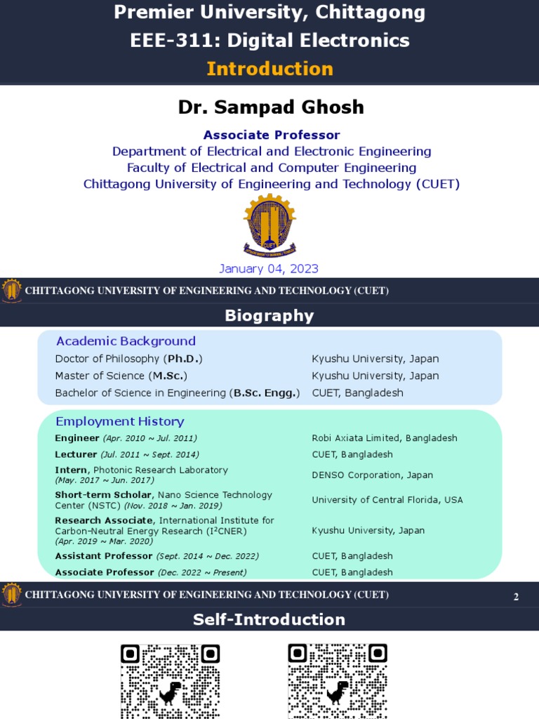 EEE-311 Digital Electronics Syllabus | PDF | Analog Signal | Computer ...