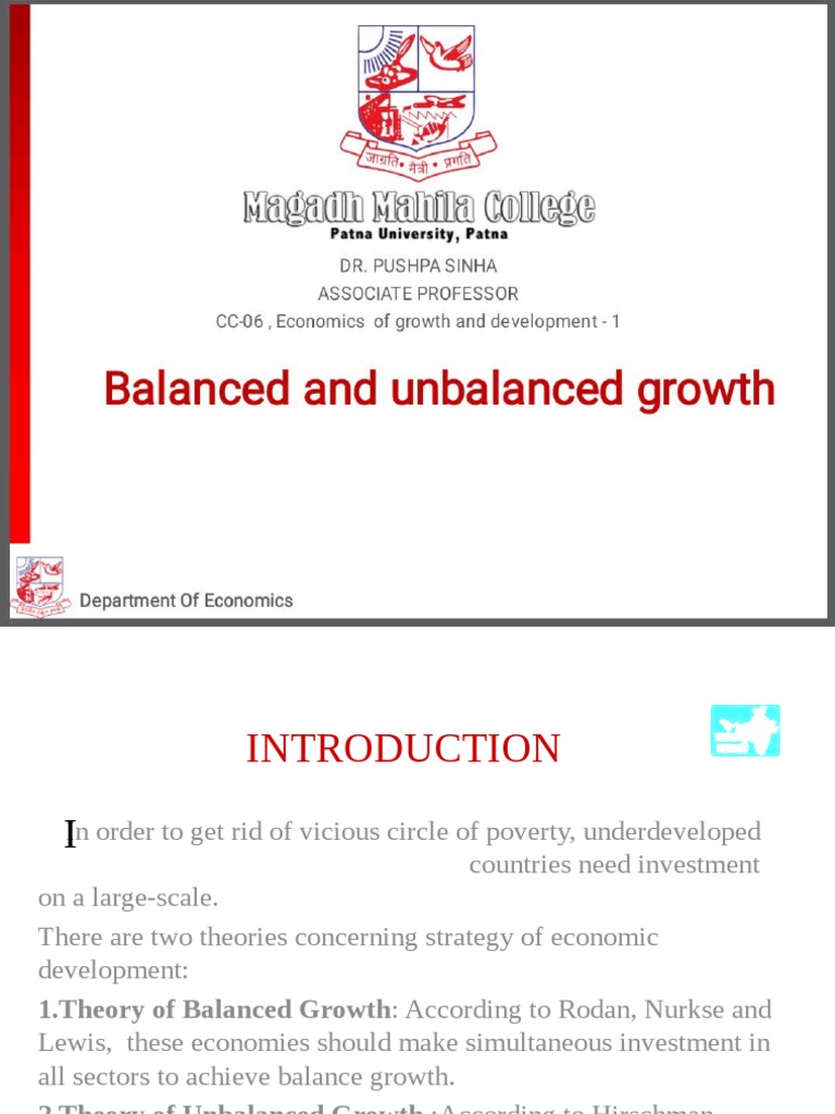 balanced_and_unbalanced_growth_theory.pp2_ PDF Economic Growth