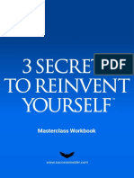 3 Secrets To Reinvent Yourself Masterclass Workbook