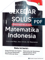 Daftar Isi Buku Sekedar Solusi Prestasi Belajar Matematika Indonesia