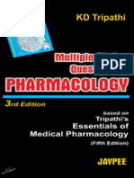 KD Tripathi - MCQs in Pharmacology