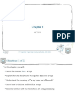 Chapter 8 - Arrays - PPT Slides