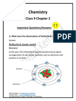 Chemistry Class 9 Chapter 2 Questions