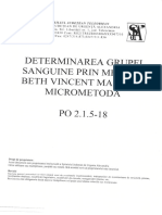 Po 2.1.5-18 Determinarea Grupei Sanguine Prin Metoda Beth Vincent Macro Si Micrometoda