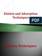 Elution and Adsorption Techniques
