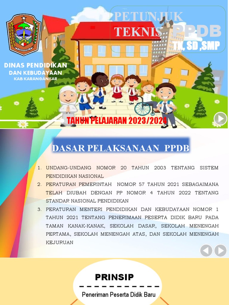 Ppt Ppdb Tahun 2023 Fix | PDF