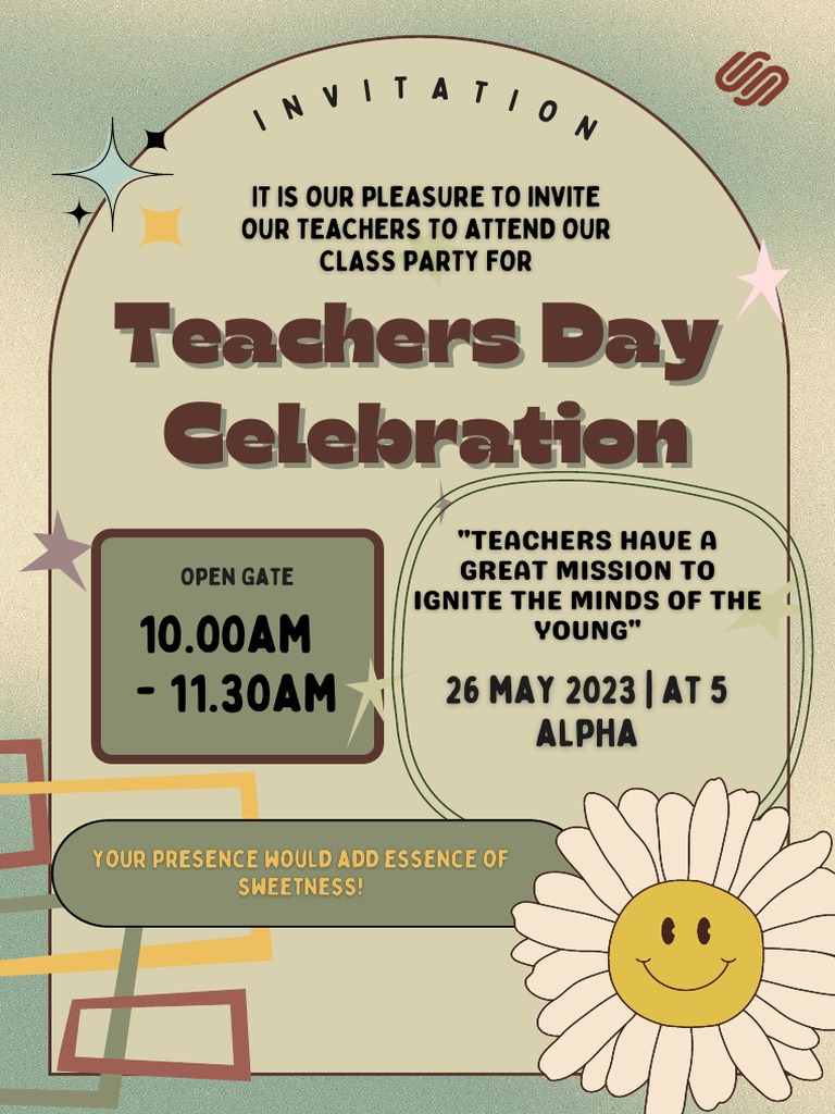 invitation message for teachers day celebration