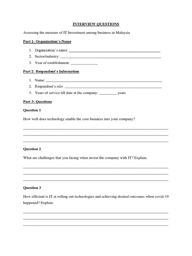 INTERVIEW QUESTION PDF