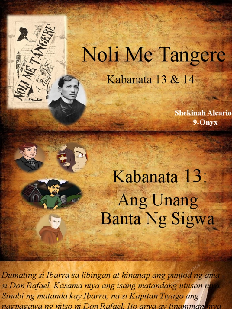 Noli me tangere report pdf