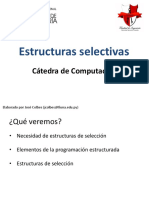 Estructuras de Seleccion 1