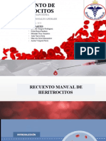 Recuento de Eritrocitos: Citología Sanguínea Doct. Valeriano Rosales Andrade