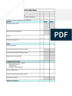 IT Services Onboarding Checklist Excel Format Template Download