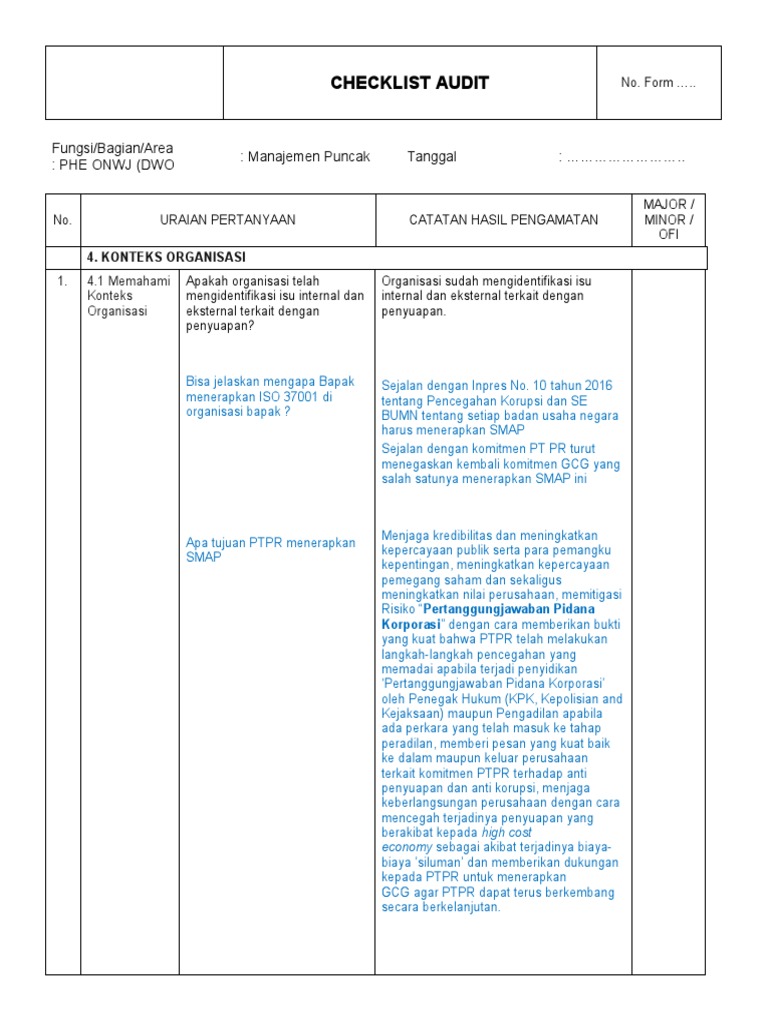 Smap Manajemen Puncak Pdf