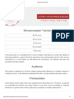 1 Microprocessor Tutorial