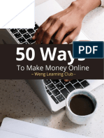 50 Ways To Make Money Online Weng Learning Club