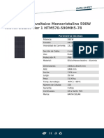 Panel Solar Fotovoltaico Monocristalino 590W HAITAI SOLAR Tier 1 HTM570-590MH5-78