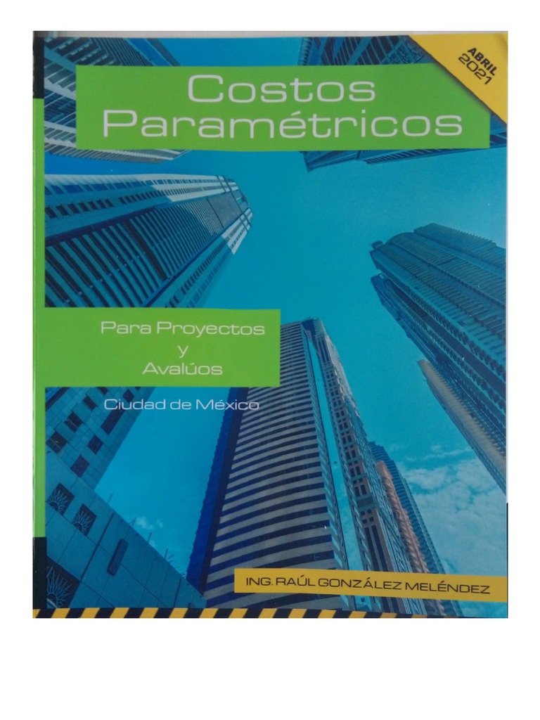Costos Parametricos-Abril 2021 | PDF