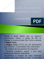 11º Ano A Recusa Do Absolutismo Na Sociedade Inglesa 2.2.2