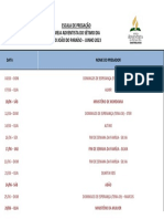 Escala de Pregação 2023