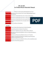 Ipc-M-107 Standards For Printed Board Materials Manual