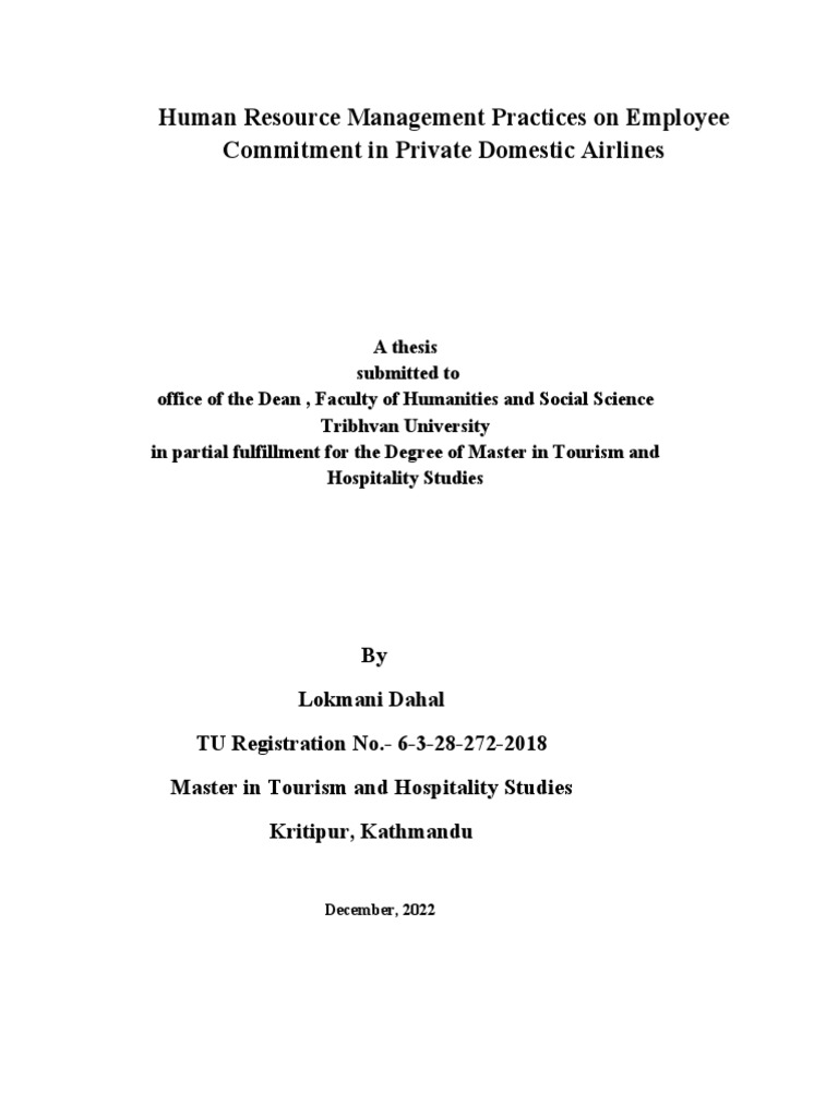HRM Practices and Employee Commitment | PDF | Performance Appraisal ...