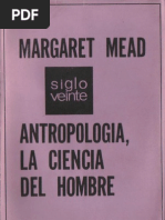 Antropologia - La Ciencia Del Hombre (Margaret Mead)