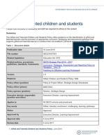 Gifted Talented Students Policy