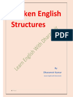 Spoken English Structures - Learn English