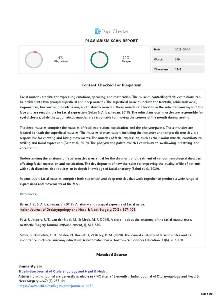 Duplichecker plagiarism report pdf