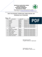 8.5.1 EP 5 Bukti Pelaksanaan, Pemantauan, Pemeliharaan, Dan Perbaikan Alat Puskesmas