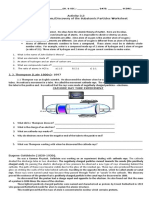 Discovery-Of-Subparticles Worksheet - NONSUBJECTS