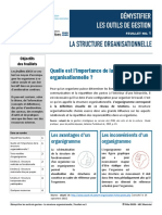 Feuillet 1 IDEOS Structure Organisationnelle