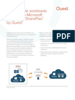 Move Oracle Workloads and Data To Microsoft Azure With Shareplex by Quest Datasheet 158066