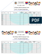 Contact Tracing Form