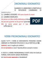 Verbi Pronominali Idiomatici PDF