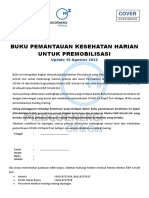 Buku Pemantauan Kesehatan COVID19 - Revisi 15 August 2022