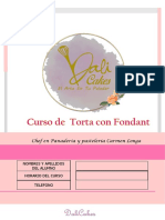 Curso de Torta Con Fondant - Carmen Longa