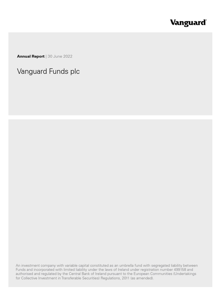 Etf Annual Report | PDF | Investment Fund | Stock Market Index