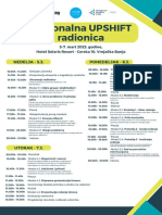Regionalna UPSHIFT Radionica 5-7.mart - Agenda