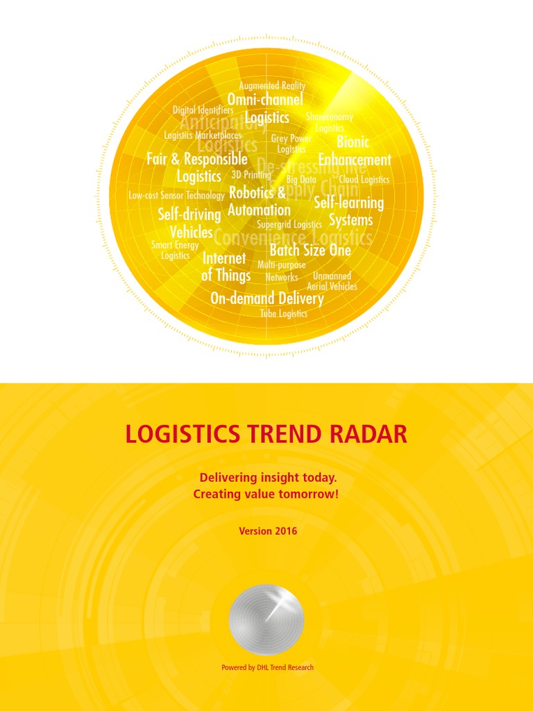 Dhl logistics trend radar 2016 pdf