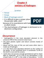 Chapter 4. The Chemistry of Hydrogen